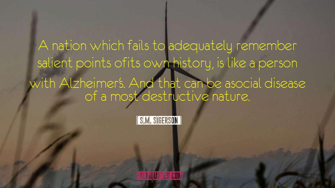 S.M. Sigerson Quotes: A nation which fails to