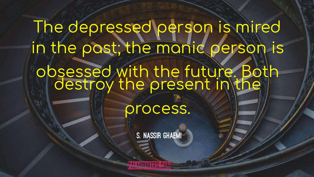 S. Nassir Ghaemi Quotes: The depressed person is mired