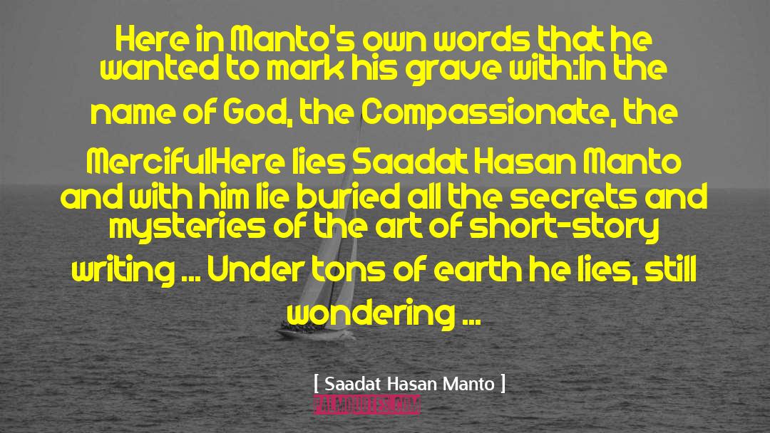 Saadat Hasan Manto Quotes: Here in Manto's own words