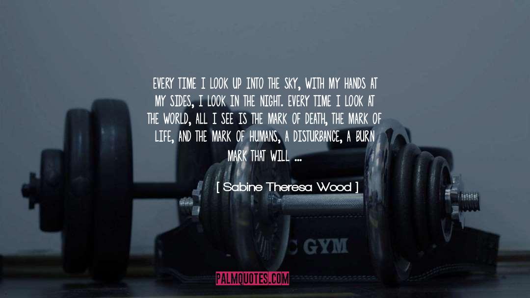 Sabine Theresa Wood Quotes: every time i look up