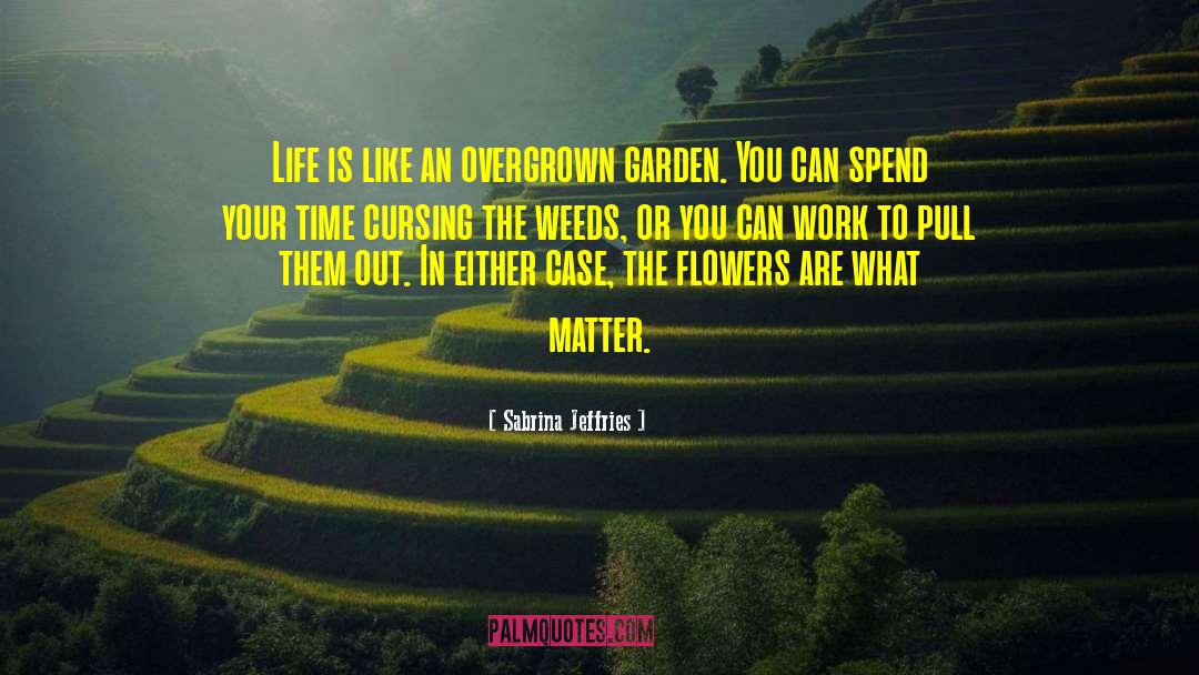 Sabrina Jeffries Quotes: Life is like an overgrown