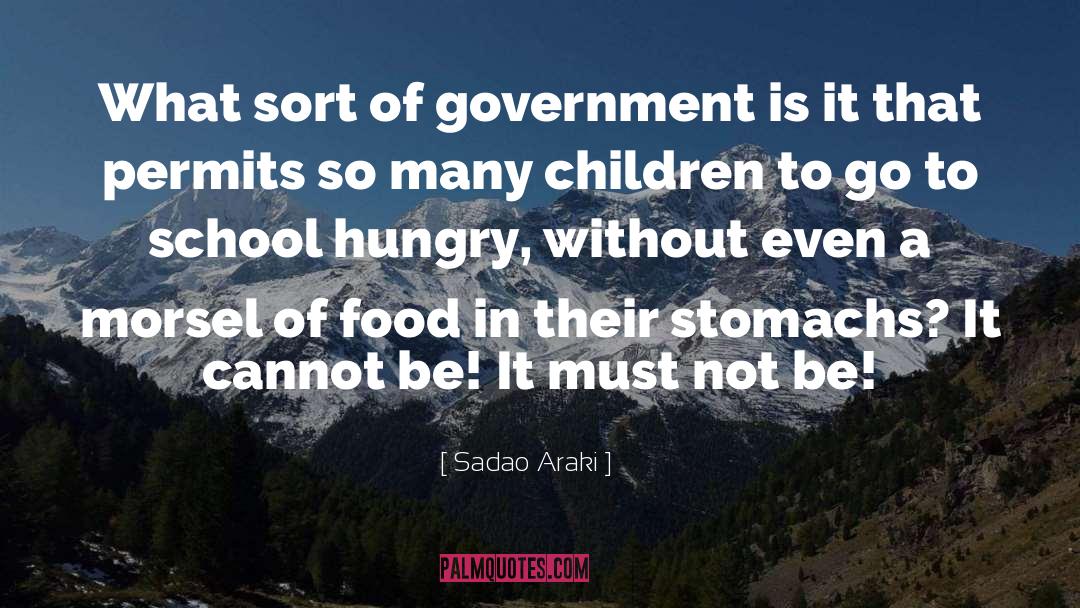 Sadao Araki Quotes: What sort of government is