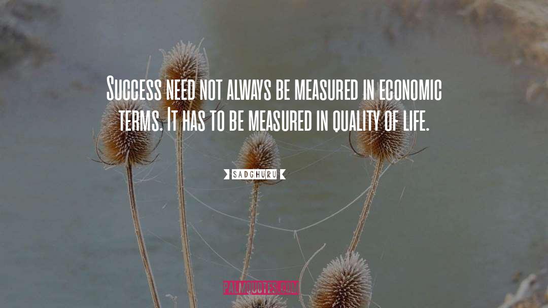 Sadghuru Quotes: Success need not always be