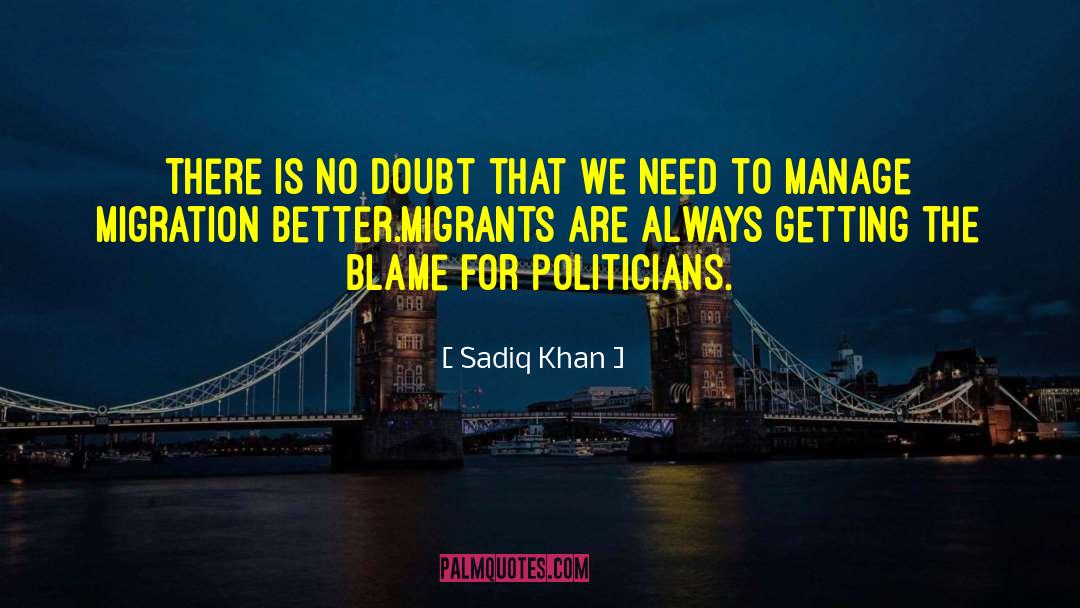 Sadiq Khan Quotes: There is no doubt that