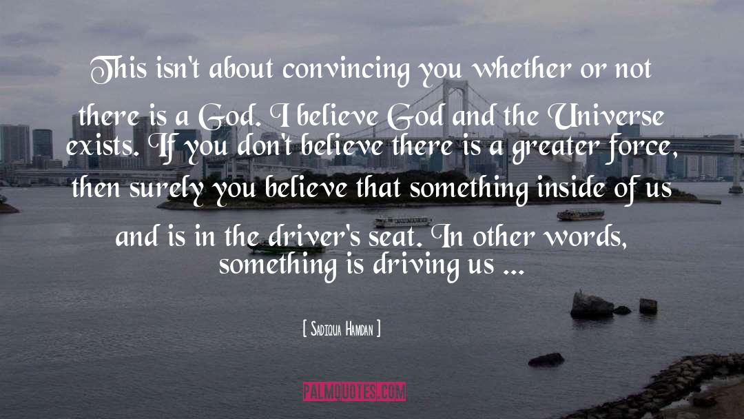 Sadiqua Hamdan Quotes: This isn't about convincing you