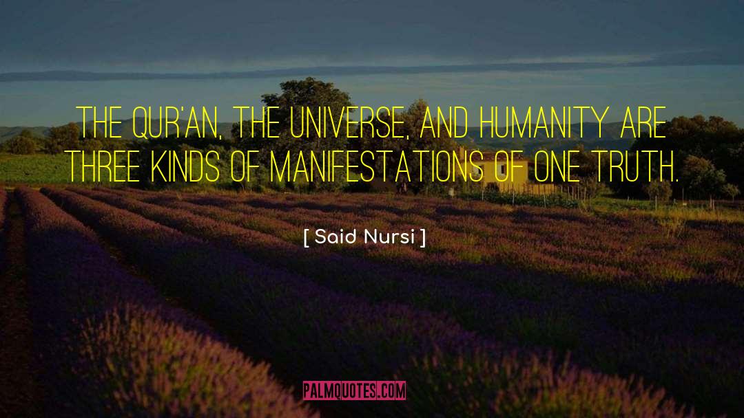 Said Nursi Quotes: The Qur'an, the universe, and