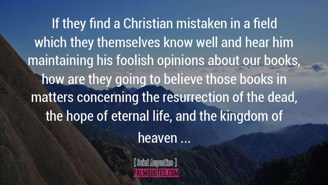 Saint Augustine Quotes: If they find a Christian