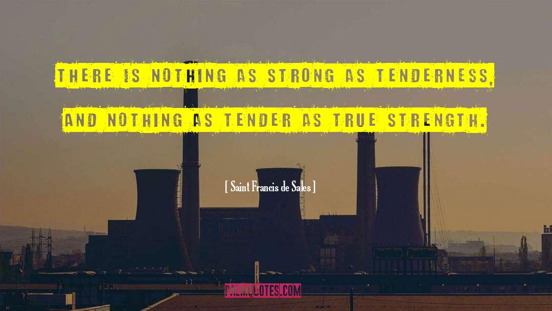 Saint Francis De Sales Quotes: There is nothing as strong