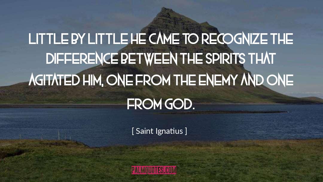 Saint Ignatius Quotes: Little by little he came