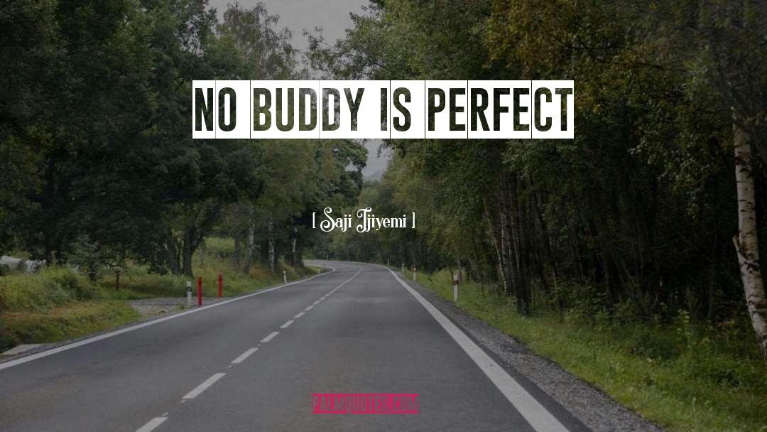 Saji Ijiyemi Quotes: No buddy is perfect