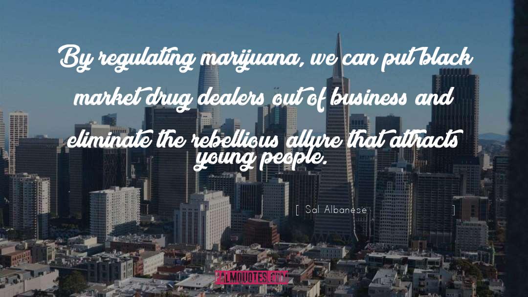 Sal Albanese Quotes: By regulating marijuana, we can