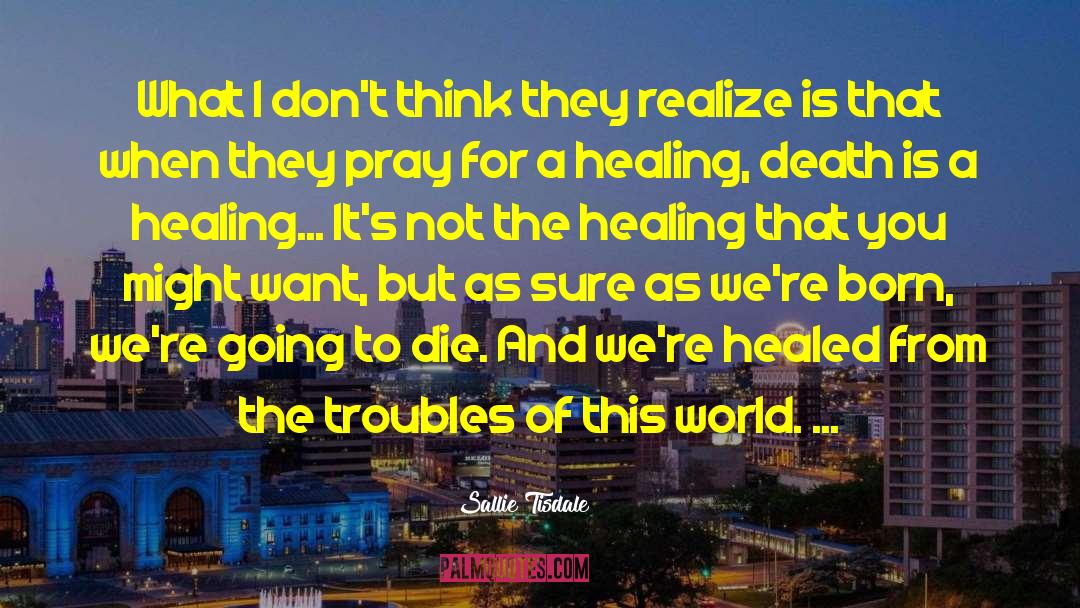 Sallie Tisdale Quotes: What I don't think they