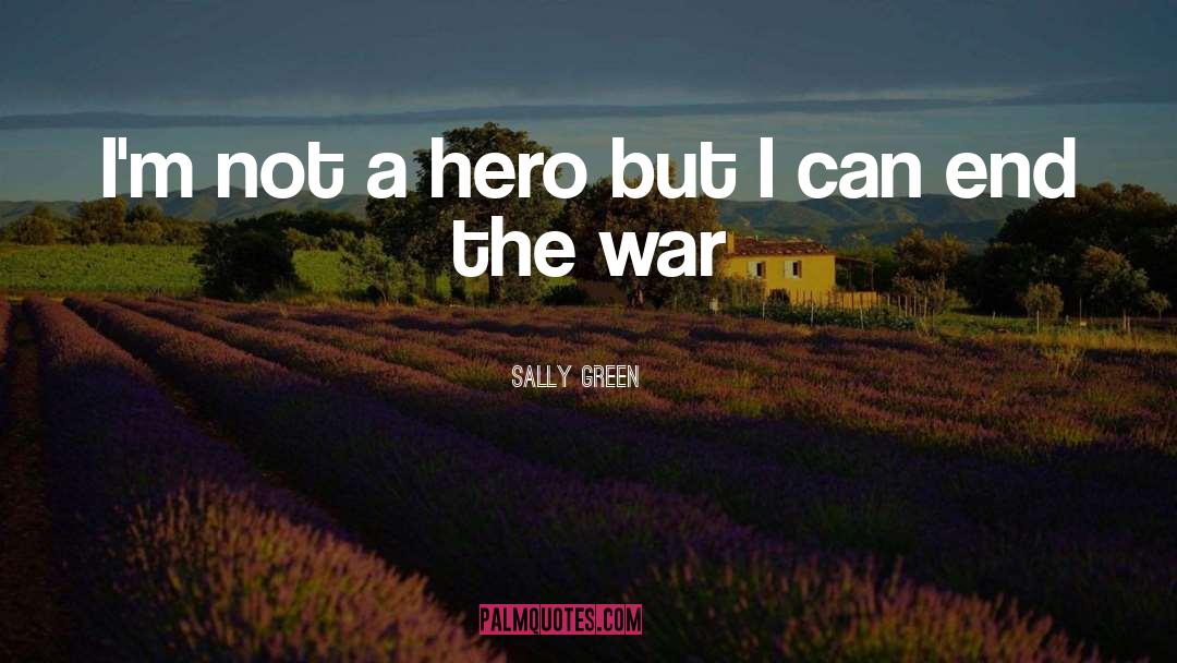 Sally Green Quotes: I'm not a hero but