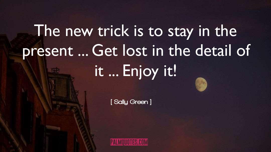 Sally Green Quotes: The new trick is to