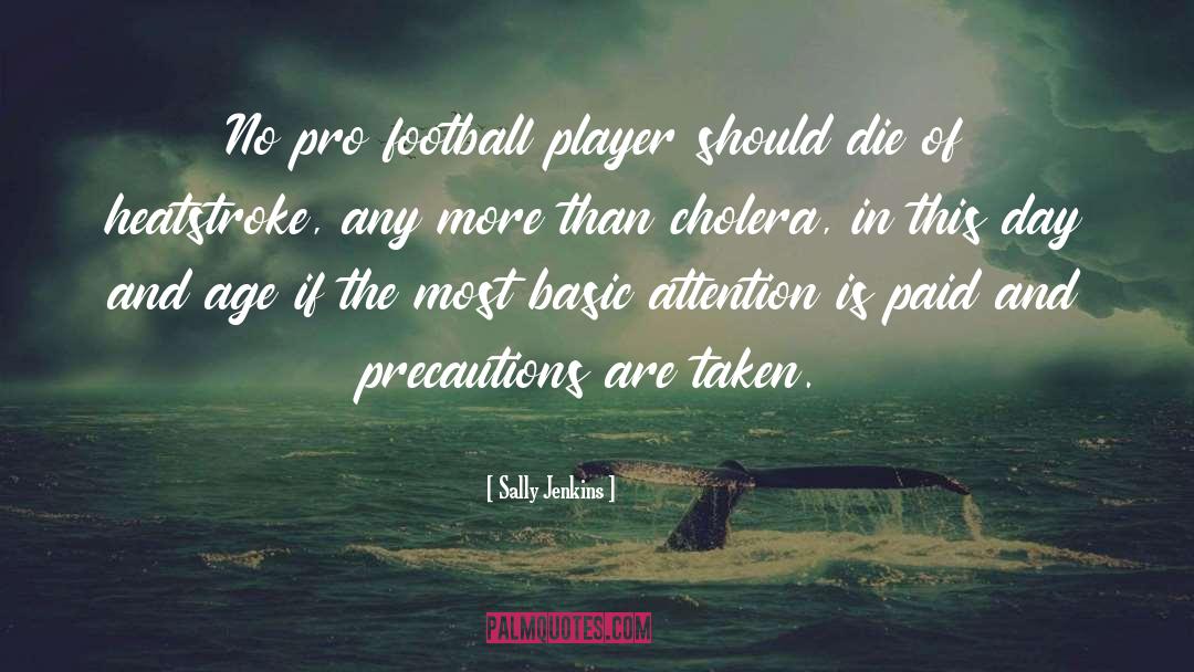 Sally Jenkins Quotes: No pro football player should