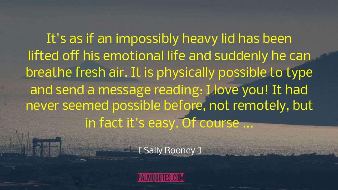 Sally Rooney Quotes: It's as if an impossibly