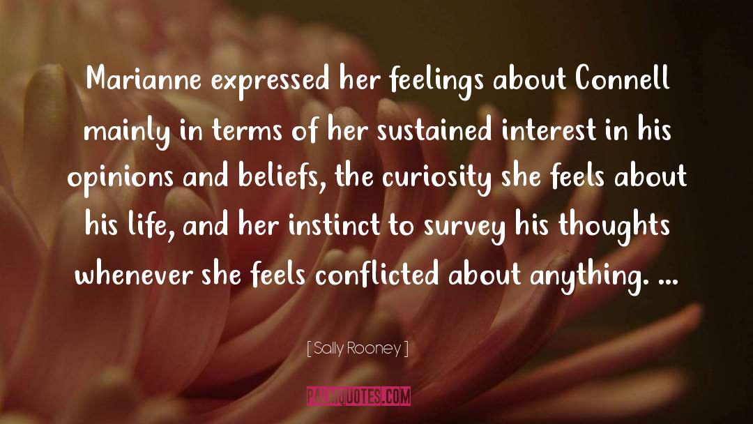 Sally Rooney Quotes: Marianne expressed her feelings about
