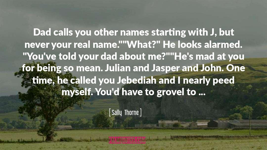 Sally Thorne Quotes: Dad calls you other names