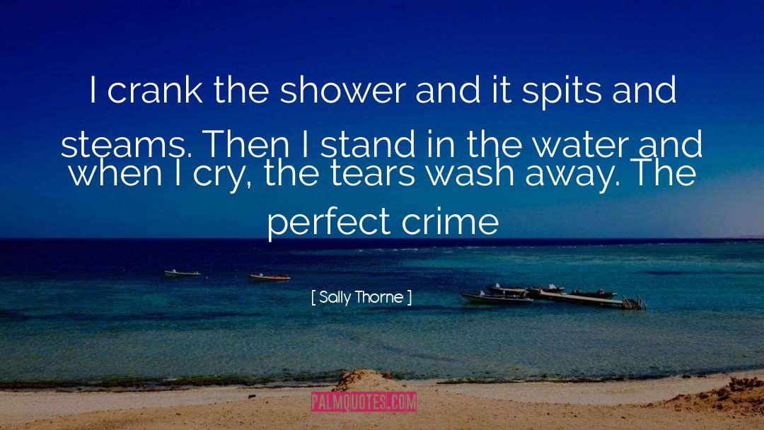Sally Thorne Quotes: I crank the shower and