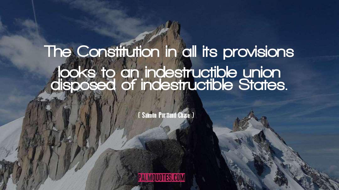 Salmon Portland Chase Quotes: The Constitution in all its