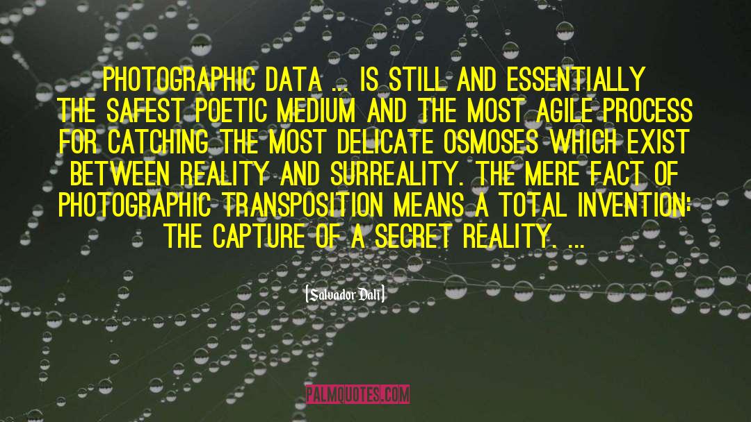 Salvador Dali Quotes: Photographic data ... is still