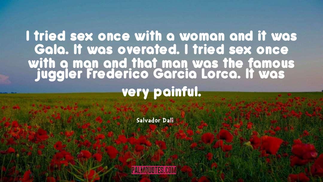 Salvador Dali Quotes: I tried sex once with