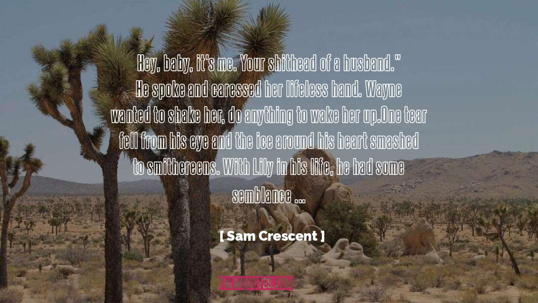 Sam Crescent Quotes: Hey, baby, it's me. Your