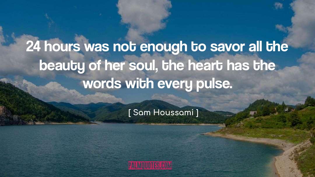 Sam Houssami Quotes: 24 hours was not enough