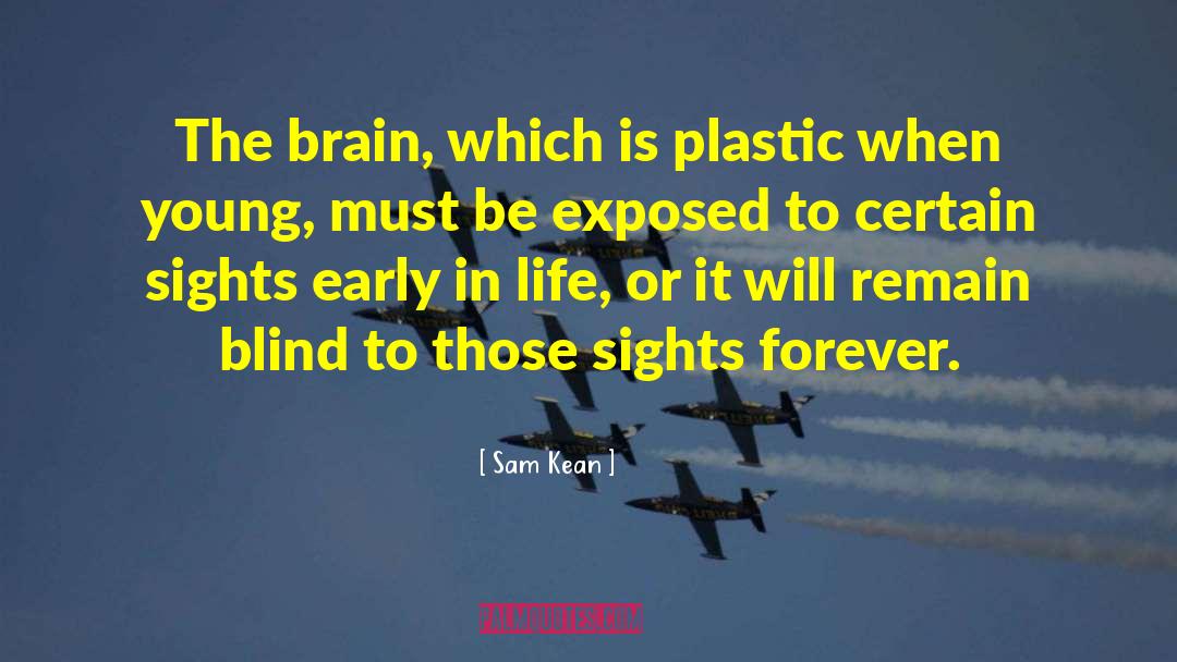 Sam Kean Quotes: The brain, which is plastic
