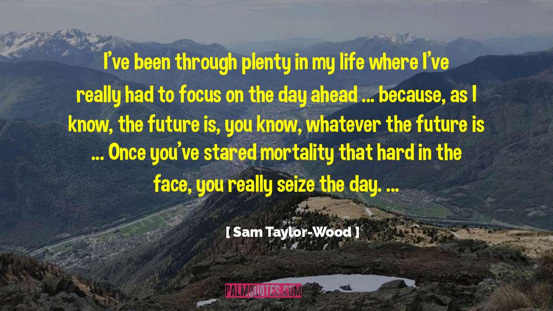 Sam Taylor-Wood Quotes: I've been through plenty in