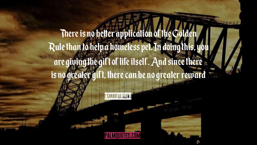 Samantha Glen Quotes: There is no better application
