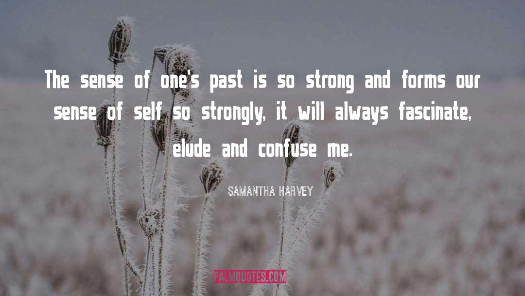 Samantha Harvey Quotes: The sense of one's past