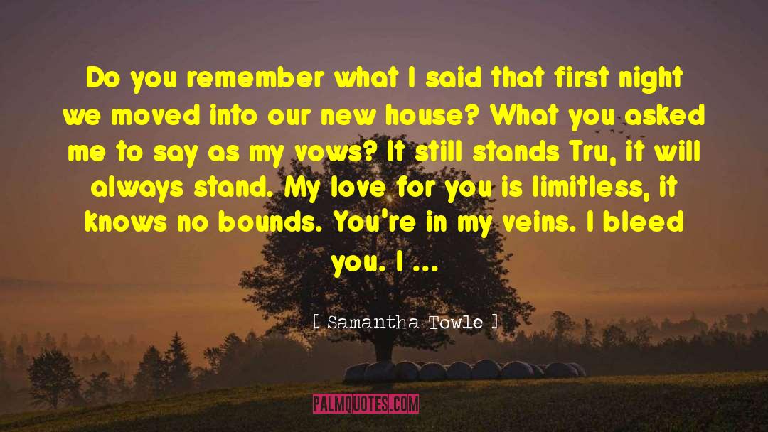 Samantha Towle Quotes: Do you remember what I