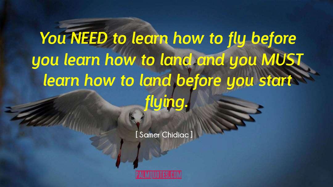 Samer Chidiac Quotes: You NEED to learn how