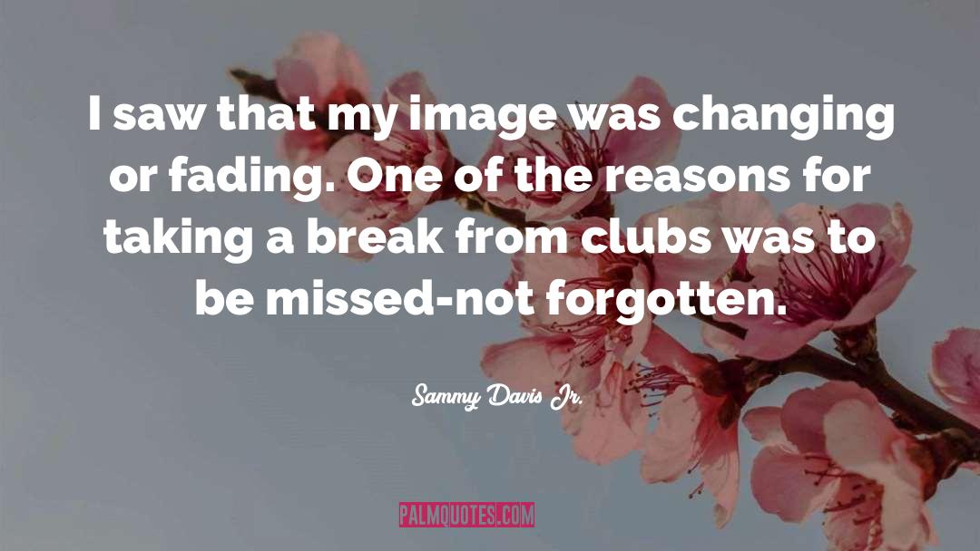Sammy Davis Jr. Quotes: I saw that my image