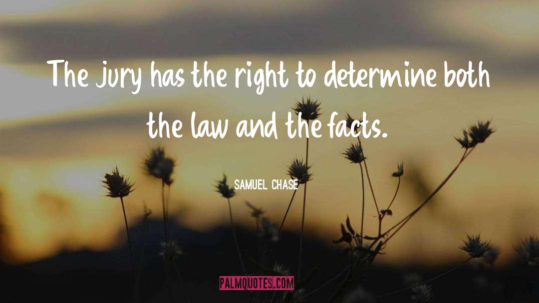 Samuel Chase Quotes: The jury has the right