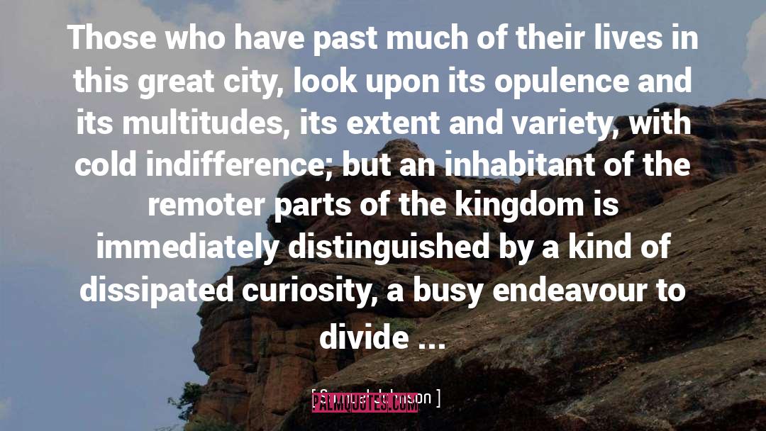 Samuel Johnson Quotes: Those who have past much