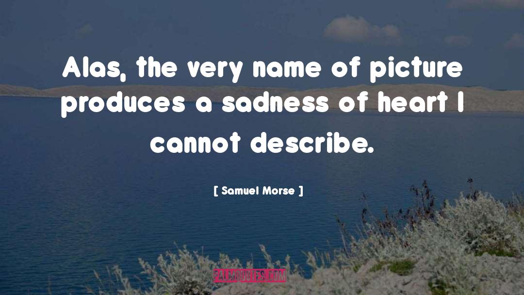 Samuel Morse Quotes: Alas, the very name of