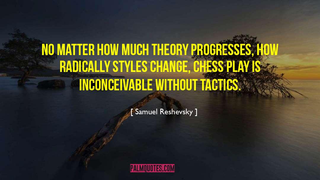 Samuel Reshevsky Quotes: No matter how much theory