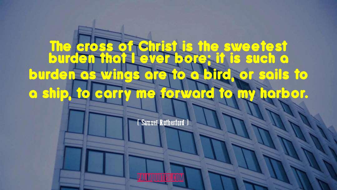 Samuel Rutherford Quotes: The cross of Christ is