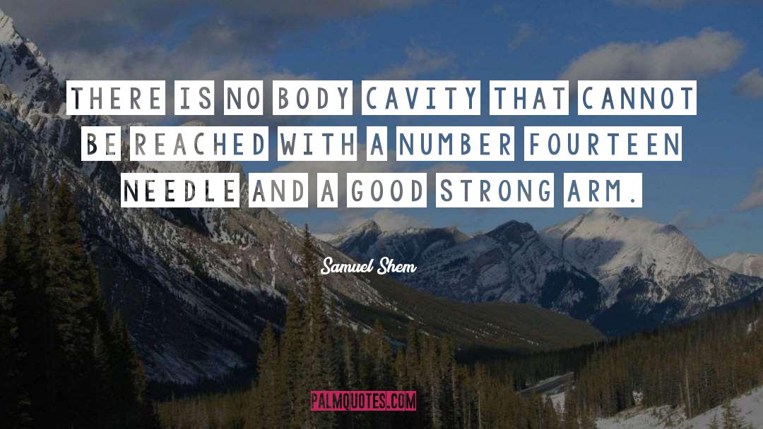 Samuel Shem Quotes: There is no body cavity