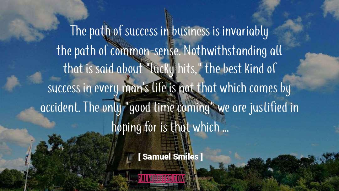 Samuel Smiles Quotes: The path of success in