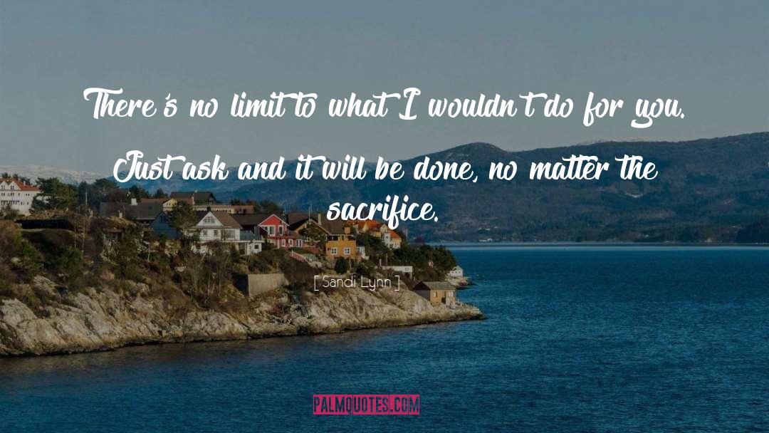 Sandi Lynn Quotes: There's no limit to what