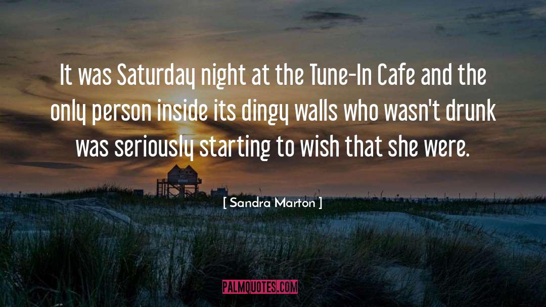 Sandra Marton Quotes: It was Saturday night at