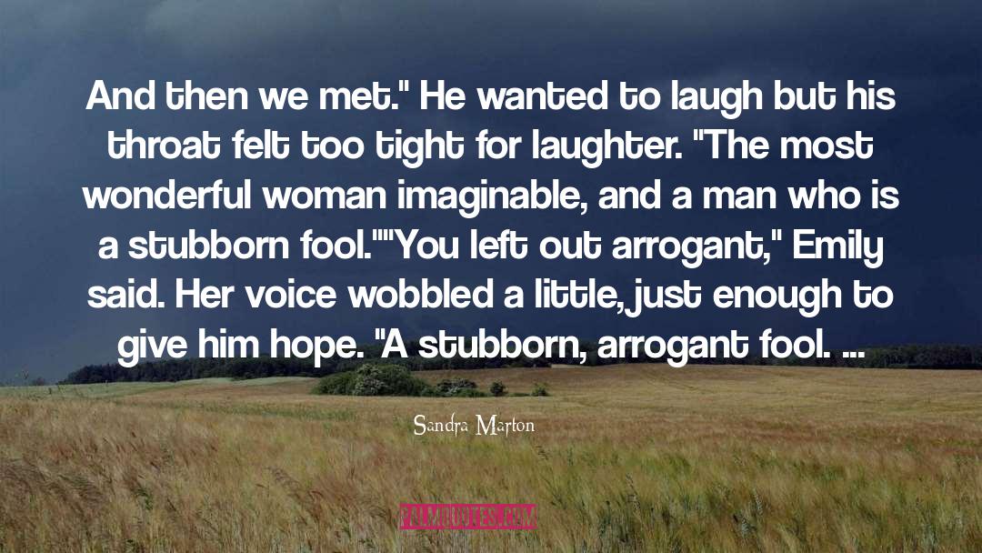 Sandra Marton Quotes: And then we met.