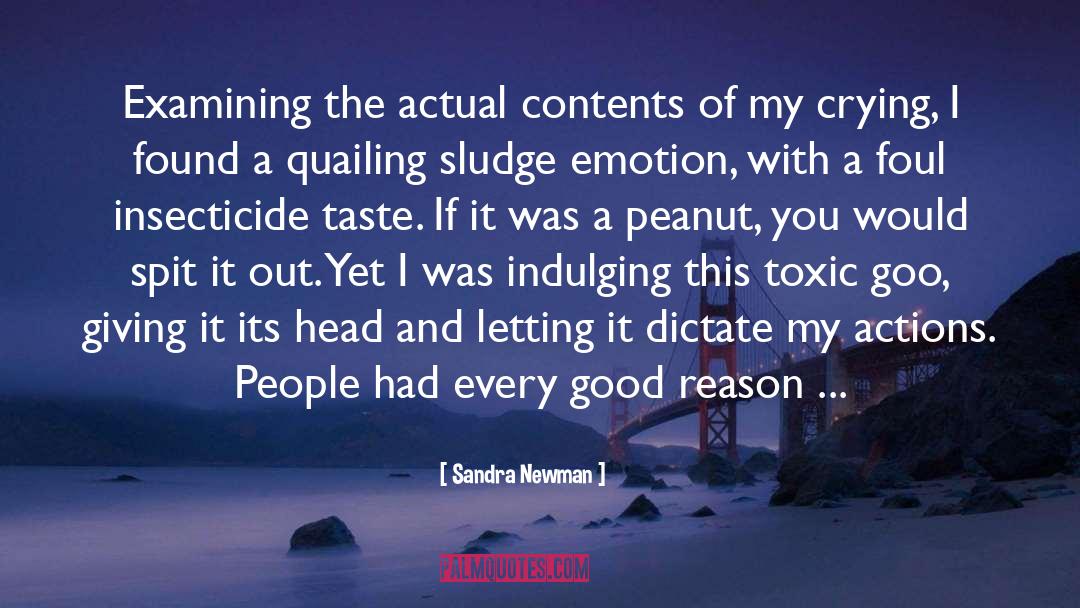 Sandra Newman Quotes: Examining the actual contents of