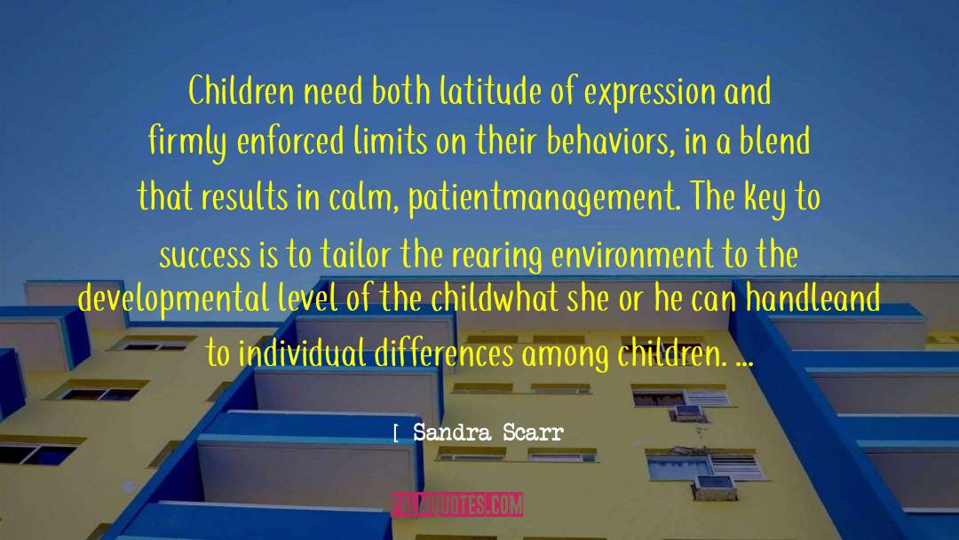 Sandra Scarr Quotes: Children need both latitude of