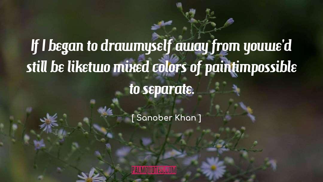 Sanober Khan Quotes: If I began to draw<br