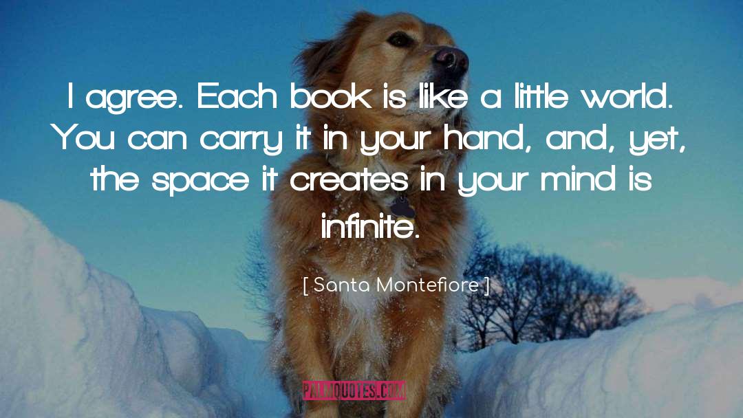 Santa Montefiore Quotes: I agree. Each book is