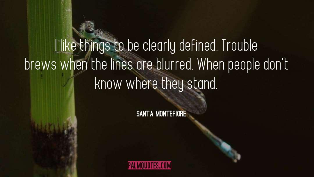 Santa Montefiore Quotes: I like things to be